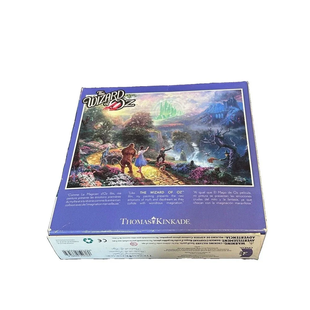 Ceaco Thomas Kinkade The Wizard of Oz 1000 Piece Puzzle New 2012 27x20 Sealed